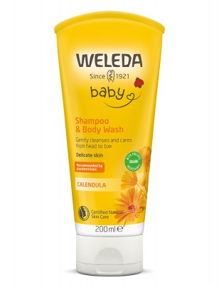 Weleda Calendula Shampoo and Body Wash 200ml